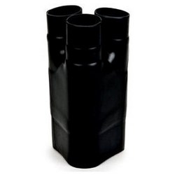 Heat Shrinkable Cable Breakout Boot, Semi Rigid, Heavy Duty, 3-Way Outlet, Black Flame Retardant ...