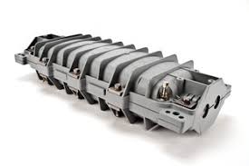 Fiber Optic Splice Closure, Flame-Retardant, Small, (96) 1-Fusion/288 Mass-Fusion Splice, 21.9&qu...