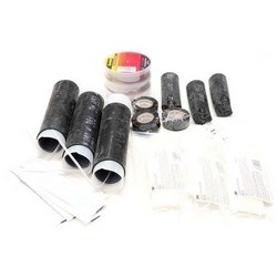 Motor Lead Pigtail Splice Kit, 0.43 to 0.65" Insulation Outer Diameter, Includes (3) Pigtail Lug Covers, (3) Rolls Scotch Stress Control Tape 2200, (9) Mastic Sealing Strips