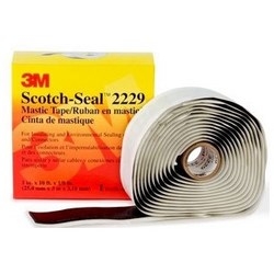 Mastic Tape Compound, Premium Grade, 3.75" Width x 10’ Length x 125 Mil Thk, 314 N/CM Breaking St...