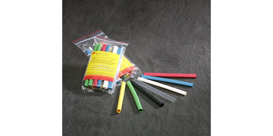 Heat Shrink Tubing, Thin Wall, 600 Volt, 48" Length, 1" Expanded Diameter, 0.5" Recovered Diamete...