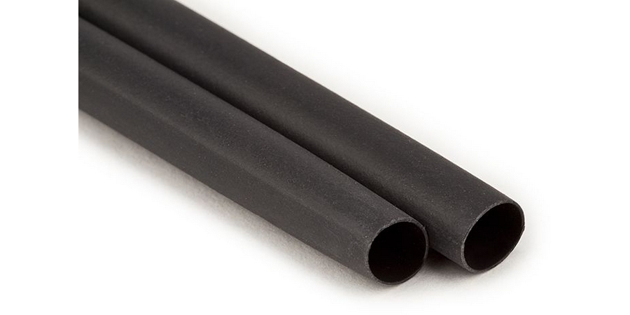 Heat Shrink Cable Sleeve, Heavy Wall, 600 Volt, 2 to 4/0 AWG, 6" Length, 1.1" Expanded Diameter, 0.37" Recovered Diameter, 3:1 Shrink Ratio, Polyolefin, Black Color