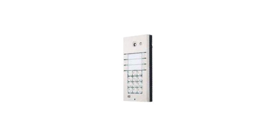 IP Intercom, 3 x 2 Button, 12 Volt DC, 2 Ampere, 100 MM Width x 29 MM Depth x 210 MM Height, Stainless Steel Button Format, With Keypad, 640 x 480 Resolution Camera