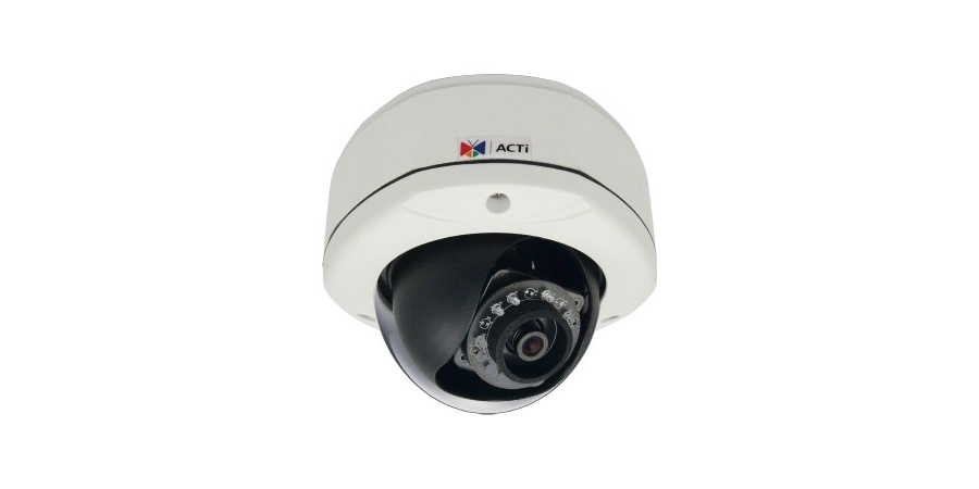 Dome Camera, Day/Night, Outdoor, H.264/MJPEG, 2592 x 1944 Resolution, F2.0 Fixed Focal/Fixed Iris...