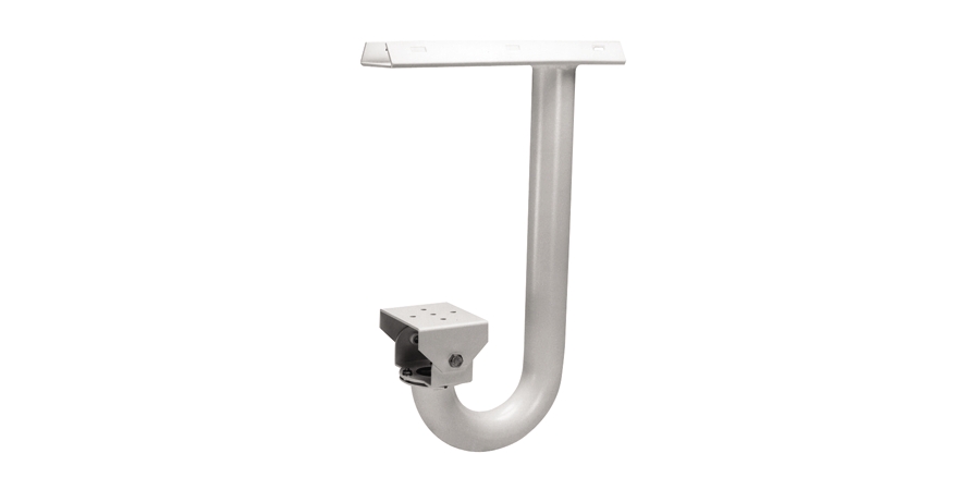 Medium-duty Hook Mount for Mounting to A Horizontal Pipe or Pole. Manually Adjustable Swivel Head. for Enclosures with 2 in. Mounting Hole Pattern