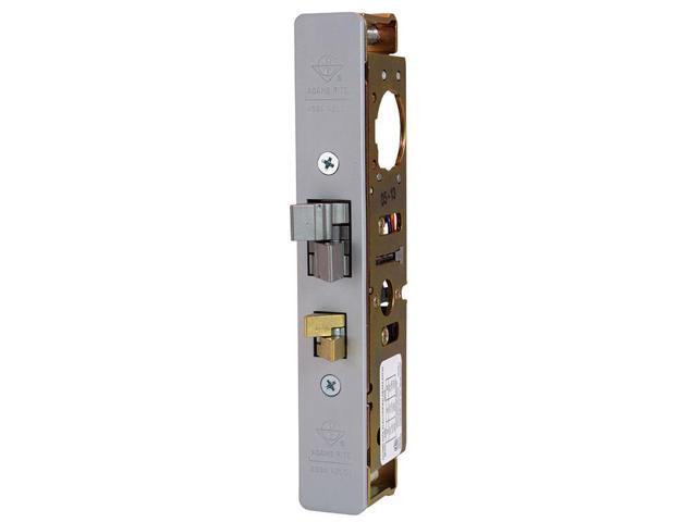 Door Electrified Deadlatch, 31/32" Backset, 4-5/8" Flat Strike, Dark Bronze Anodized Faceplate, F...