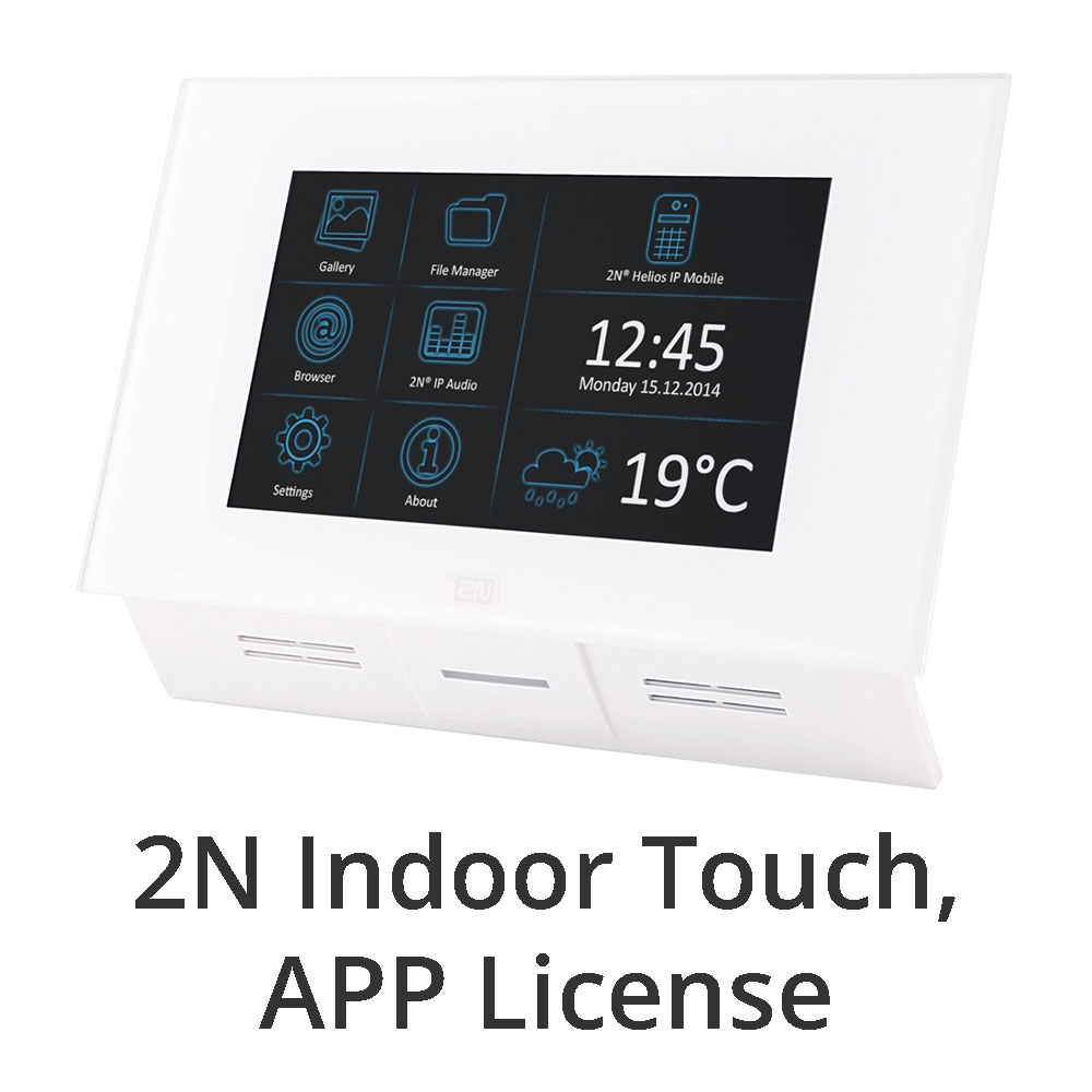 IP Intercom Indoor Touch License, Unlocking, PoE, For Uploading Apps