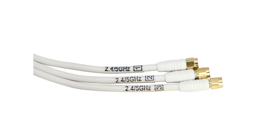 2.4/5 GHz 4/6 dBi 3 Element High Density Patch Antenna with RPSMA