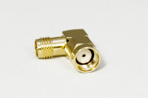 Right Angle RPSMA Jack to RPSMA Plug Adapter