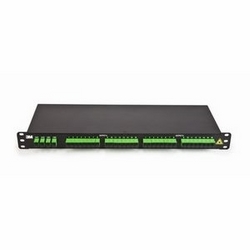 8421BK-2X216 RACK MT 1RU 2/2X16 SPLTTR SHELF SCA, BLACK