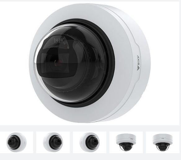 AXIS P3265-LV P32 Series 2MP Indoor Fixed LED WDR IP Dome Camera, 3.4-8.9mm Varifocal Lens, White (Replaces P3375-LV) 