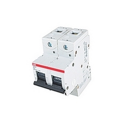 2 pole, 32 amps rated at 690 V AC, IEC series high performance circuit breaker with thermal-magnetic trip device, K trip curve, and 50kA interrupt current rating