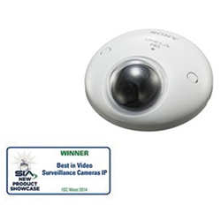 IP Minidome Camera, Full HD, Exmor CMOS Sensor, SD Card Slot (Up to 32GB), View-DR (90 dB WDR), 8...