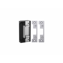 10190403Door Electric Strike, 12/24 VDC, 0.24/0.12A, 1500 Lb Static Load, Satin Stainless Steel, ...