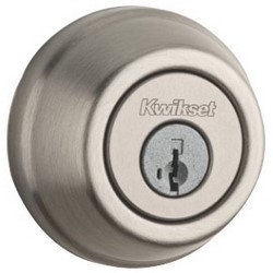 910 S TRL ZW 15 SMT BP TPR RCALFD SCRDead Bolt, Keyless, Round, Traditional, 128-Bit, Satin Nicke...