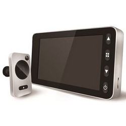 Digital Door Viewer, Premium, AA Battery, 0.3 MP Still and Video Camera, 2 GB SD Card, 4.3" LCD S...