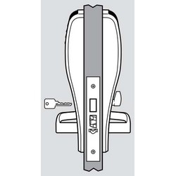 Mortise Lock, Right Hand, Newport, 200 User Mode, Proximity/Keypad, Satin Chrome Plated, For Entr...