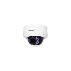 IP Dome Camera, Full HD, DWDR, Outdoor, Day/Night, 3 Megapixel, 2048 x 1536p Resolution, 65’ IR LED Range, 2.8 to 12 MM Lens, 12 Volt DC, 5.5 Watt, IP66, Aluminum, White, PoE