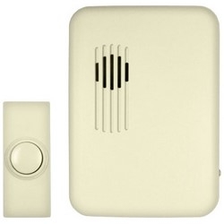 Door Chime, Wireless, Plug-In, (8) Note Westminster, (2) Note Sound With Flashing Parallel Light,...