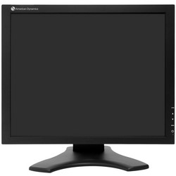 LCD Monitor, 19", 1280 x 1024 Resolution, 5:4 Aspect Ratio, 1000:1 Contrast Ratio, 23 Watt, 100 to 240 Volt AC, 16.61" Width x 7.68" Depth x 15.25" Height, Black