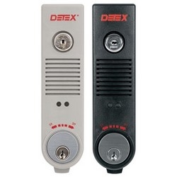 Exit Device Alarm, Battery Powered, Door Propped, 100 dB, 9 Volt DC Battery