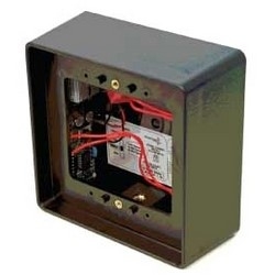Wireless Transmitter, Vestibule Dual, 390 Megahertz, 2-1/4" Width x 2-1/4" Depth x 2" Height, Wit...