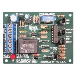 Delay Timer Module, SPDT, Positive/Negative Trigger Logic, 12 to 24 Volt DC, 7 Ampere at 30 Volt ...