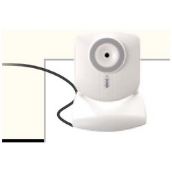 IP Camera, Fixed, Wireless, 802.11, 640 x 480 Resolution, Hardwire Version, With 12 Month of iSee Video Network Service