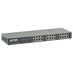 IP Video Over Coax Network Extender, Multi-Port, 24-Channel, BNC Coax Jack, RJ45 Connector, 100 Base-TX, 100 to 240 Volt AC, 1 Rack Unit x 12" Depth