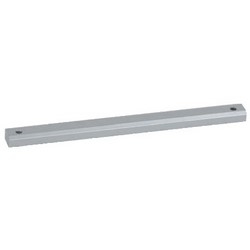 Electromagnetic Lock Filler Bar, 9-3/8" Length x 3/4" Width x 1/2" Height, Brushed Anodized Aluminum, For 8371, Frame Stop Narrower than 2"