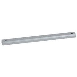 Electromagnetic Lock Filler Bar, 10-1/2" Length x 3/4" Width x 3/8" Height, Brushed Anodized Alum...