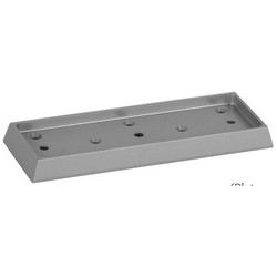 Electromagnetic Lock Armature Plate Holder, Brushed Anodized Aluminum, For 8371