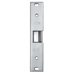 Electric Strike, Fail Secure, Surface Mount, Continuous/Intermittent Duty, 12 Volt AC/DC, 1-3/4" Width x 2-3/8" Depth x 9" Height, Brushed Stainless Steel