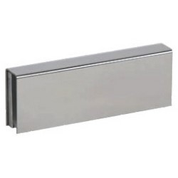 Electromagnetic Lock Bracket, Polished Stainless Steel, For 8310, 3/4" Thickness Glass Door