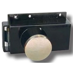 Electronic Door Deadlatch, Brute, Surface Mount, 24 Volt DC, 5.5 to 6.5 Ampere, With #1 Strike, For Inswing Door