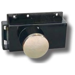 Electronic Door Deadlatch, 24 Volt DC, 5.5 to 6.5 Ampere, Surface Mount, With #3 Strike, For Inswing Door