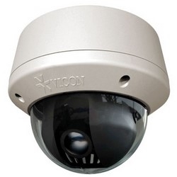 Network Camera, Dome, Roughneck, WDR, Indoor/Outdoor, H.264/MPEG-4/MJPEG, 1920 x 1080 Resolution, F1.2/F1.3 Auto-Iris/Varifocal 3 to 9 MM Lens, 12 Volt DC, 9.6 Watt, PoE