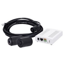 Network Camera System, Split, Multimedia SoC CPU, MicroSD/SDHC/SDXC, H.264/MJPEG, 36 Volt DC, 5.5 Watt, With CU8163-H Fisheye Camera