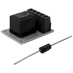 Isolation Relay Kit, 7 Ampere at 30 Volt DC, 12 Ampere at 125 Volt AC, 12 Volt DC, Includes (1) Relay PCB, (1) Transorb 1.5KE39C Non-Polarized, Double Sticky-Sided Foam Tape
