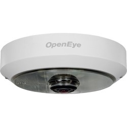 Indoor Camera, 6 MP IP, Mini Dome, 1.55 mm Fisheye (360), D-WDR, IR LED, POE/12vDC,30IPS @ 6 MP, ONVIF, H.264/MJPEG, CMOS, Quad Streaming, True D/N, Motion Detection, Micro SD, Sensor, Audio Input, White