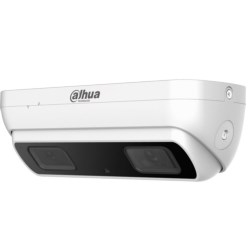 AI Network Camera, 1/2.8", 2 Lens, 3MP, CMOS, Dual-Sensor, 2.8mm, 25fps, IP67, IR, IVS, SD Card Slot, H.265/H.264, DC12V, PoE