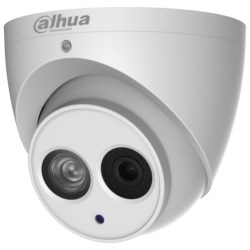 Network Eyeball Camera, 1/3", 4MP, CMOS, 3.6mm, 0.06Lux/F1.6 (Color), ICR, WDR, 30fps, Microphone, IP67, IR, DC12V, PoE, Onboard Storage, H.265+/H.265/H.264+/H.264