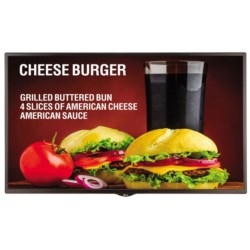 Signage Monitor, 43" Screen, FHD, Landscape and Portrait, 1920 x 1080 Resolution, 16:9 Aspect Rat...