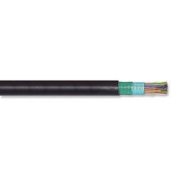 1051862581200 Pair, 24 AWG CasPIC-FSF, Direct Burial Applications, Rodent Resistant, CACSP, RDUP PE-89, Black Jacket