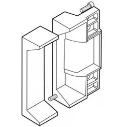 Door Electric Strike Lip Extension Kit, For 7100/7110/7111/7130/7140 Series Electric Strike