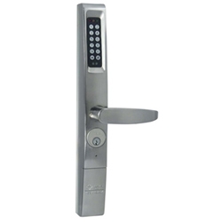 Door Deadlatch Keyless Entry Control Device, Dark Bronze Anodized, For Latch or 8000/7200/ED4000 Series Exit Device