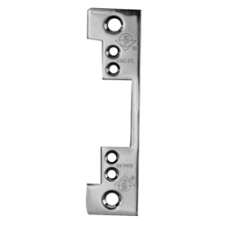 Door Electric Strike Faceplate Kit, 1-1/4" x 4-7/8", Clear Anodized, For 7103A Series Electric Strike