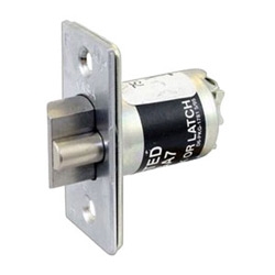 Mechanical Lock Latch, Fire Rated, 1/2" Floating Face, 2-3/8" Backset, Satin Chrome, With Screw, For L1000 Series Mechanical Lock