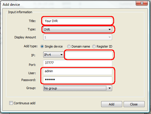 Add Device - New PSS Add Device - New PSS