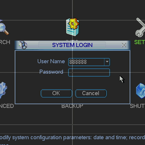 iMaxCamPro System Login